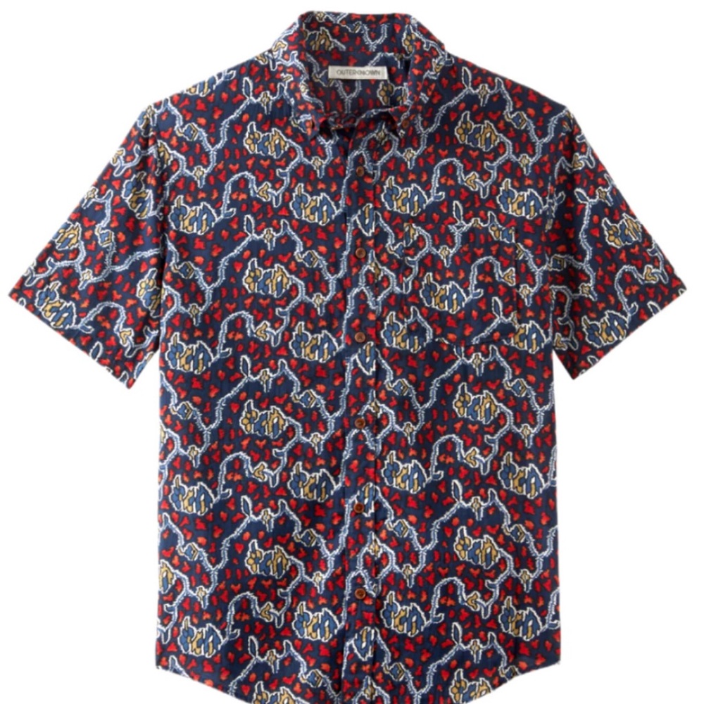 New OUTERKNOWN Studio Short Sleeve Shirt XL - Picture 6 of 6